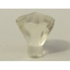 Part 30153 Trans-Clear Rock 1 x 1 Jewel 24 Facet Part 30153 Trans-Clear Rock 1 x 1 Jewel 24 Facet